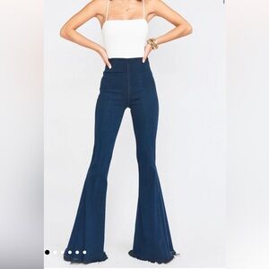 Show Me Your MuMu Dark Blue Flare Jeans